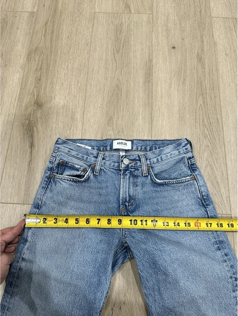 Agolde Amber Straight Jeans Blue Size 24